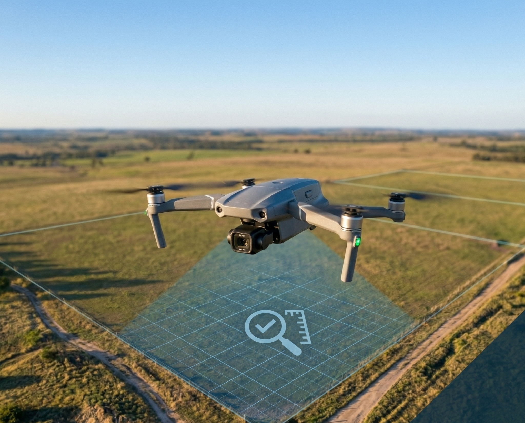 Servicios de fotogrametría, topografía e inspección de terrenos con drones